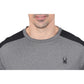 Spyder Men's Active Short Sleeve Tee Moisture Wicking 4 Way Stretch T-Shirt