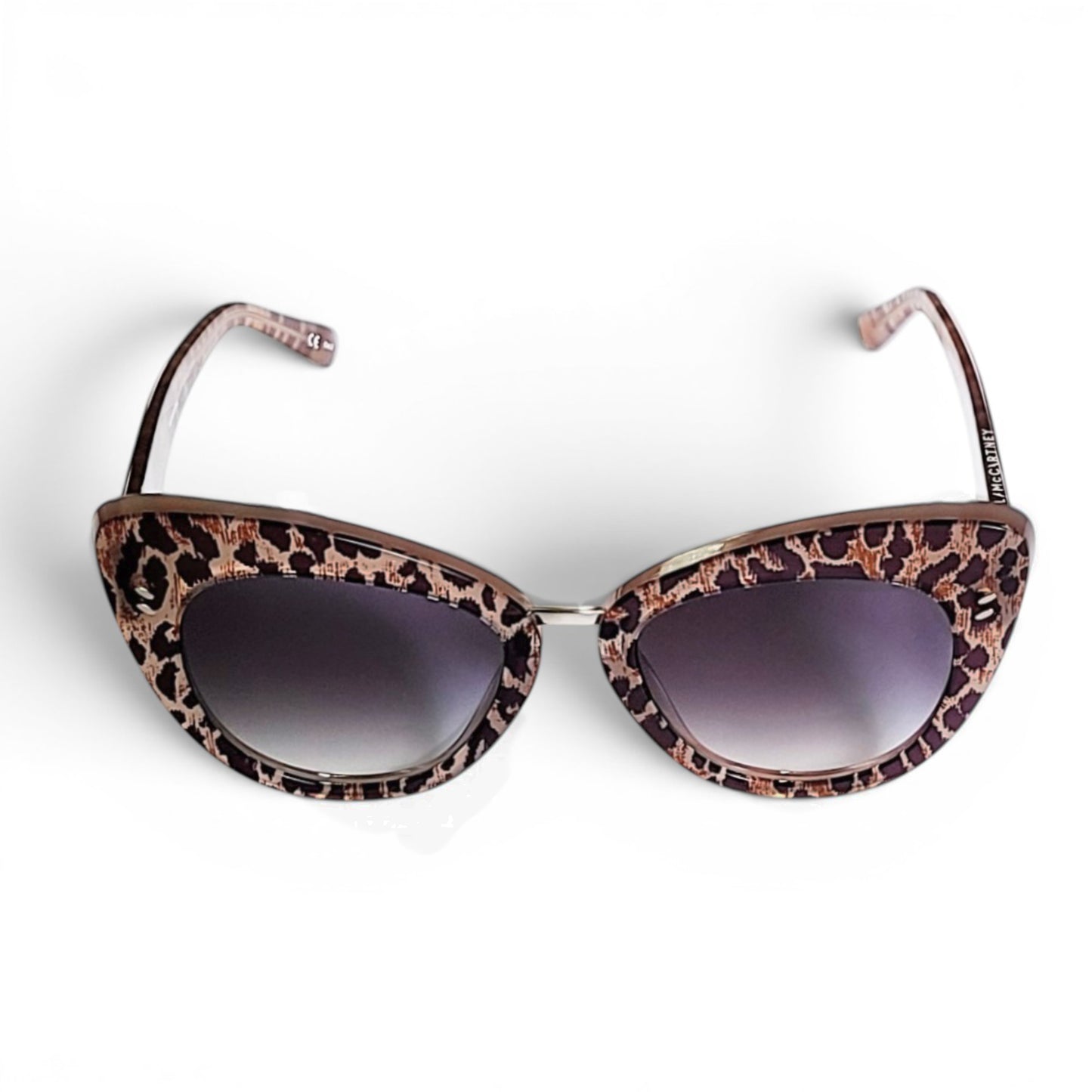 Stella McCartney Women's Leopard Cat Eye Sunglasses