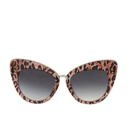 Stella McCartney Women's Leopard Cat Eye Sunglasses