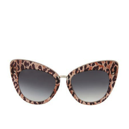 Stella McCartney Women's Leopard Cat Eye Sunglasses