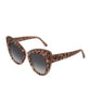 Stella McCartney Women's Leopard Cat Eye Sunglasses