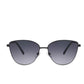 Steve Madden Women's Cat Eye 100% UV Protection Metal Frame Sunglasses