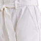 Steve Madden Women's High Rise Paper Bag Brushed Twill Cinch Shorts