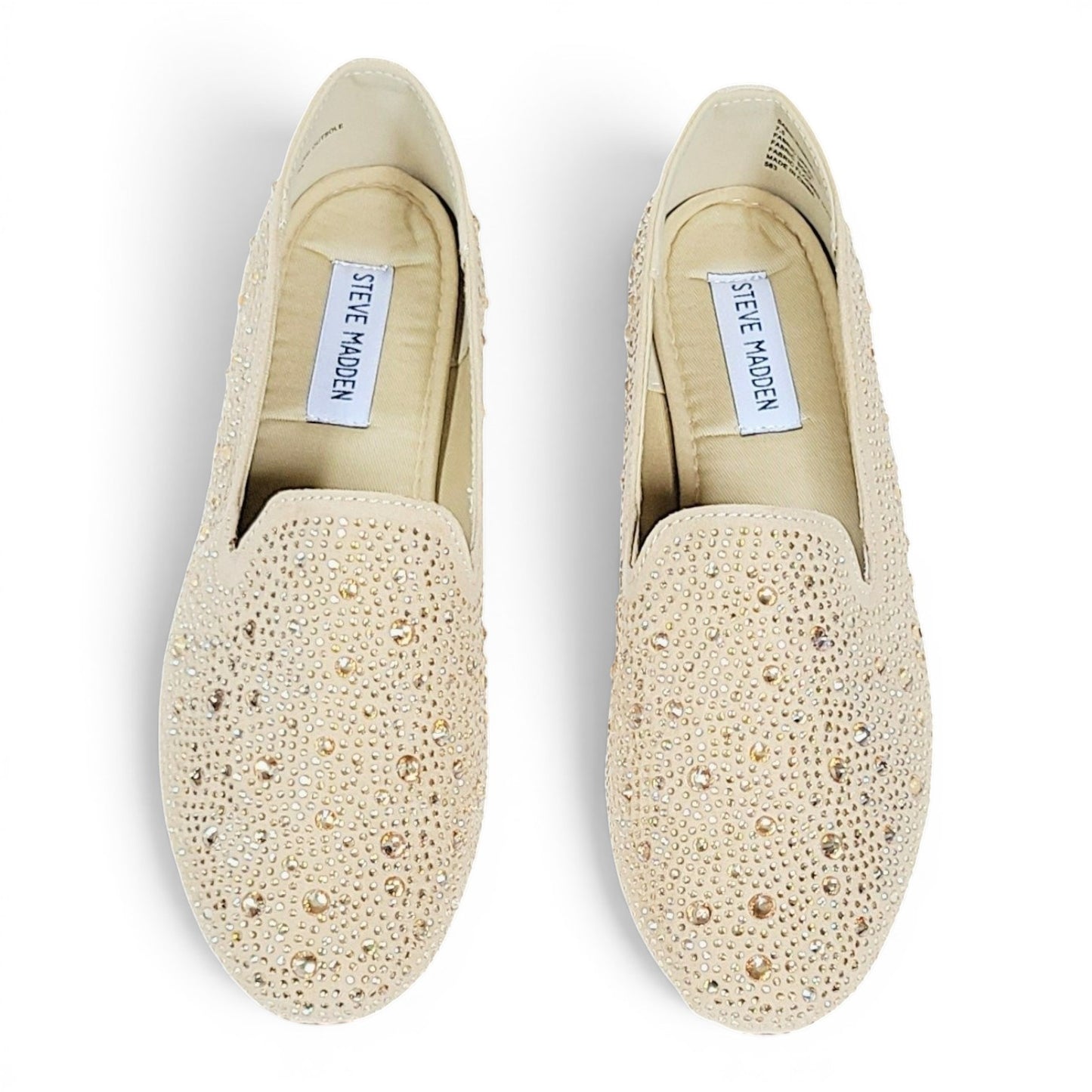Women's Rhinestone Studded Comfort Shoes Slip On Flats