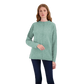 STITCHDROP Funnel Cloud Soft Raw Seam Contrast Stitch Tunic Sweater   S,M,L