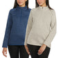 Storm Pack Women's Quarter Zip Comfort Fit Cozy  Fleece Sweater