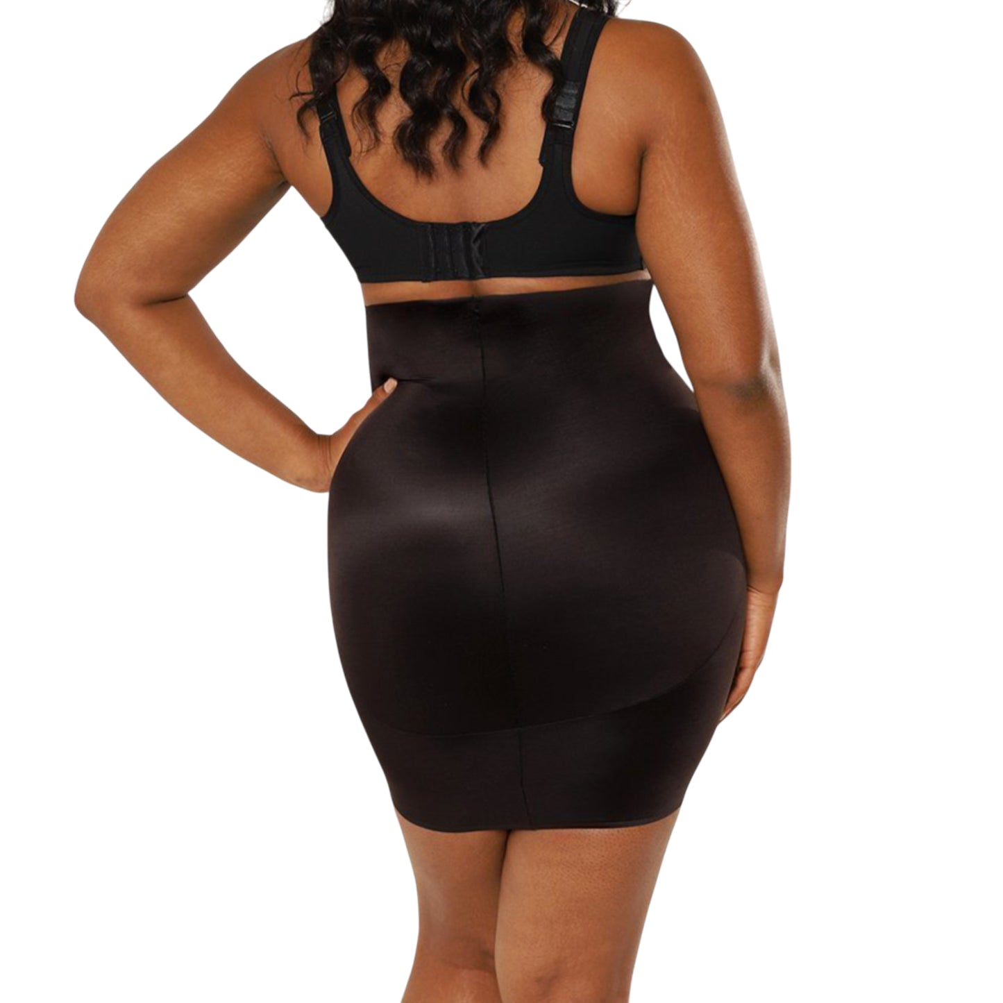 TC FINE INTIMATES Women's Girl Power Seamless High Waisted Slimming Slip Shaper