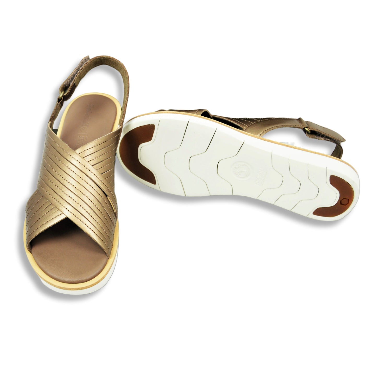 TIMBERLAND Leather Crossband Sandals