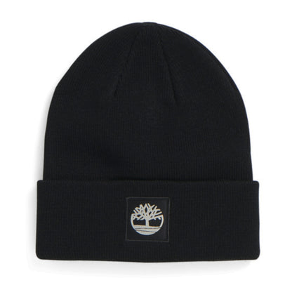 Timberland Men's Unisex Tonal Logo Patch Cuffed Beanie Winter Hat
