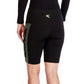TKO Women's Moisture Wicking Neon Logo Cycling Biker Shorts