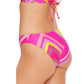 TRINA TURK Women's Bandeau Tankini Top and Reversible Stripe Hipster Bikini Bottom Swim Collection