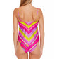 TRINA TURK Women's Bandeau Tankini Top and Reversible Stripe Hipster Bikini Bottom Swim Collection