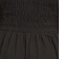 T Tahari Women's Plus Sleeveless Smocked Cotton Midi Dress