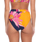 Trina Turk Women's Breeze Twist Front Swim Bandeau Bra and High-Waist Bikini Bottom Collection