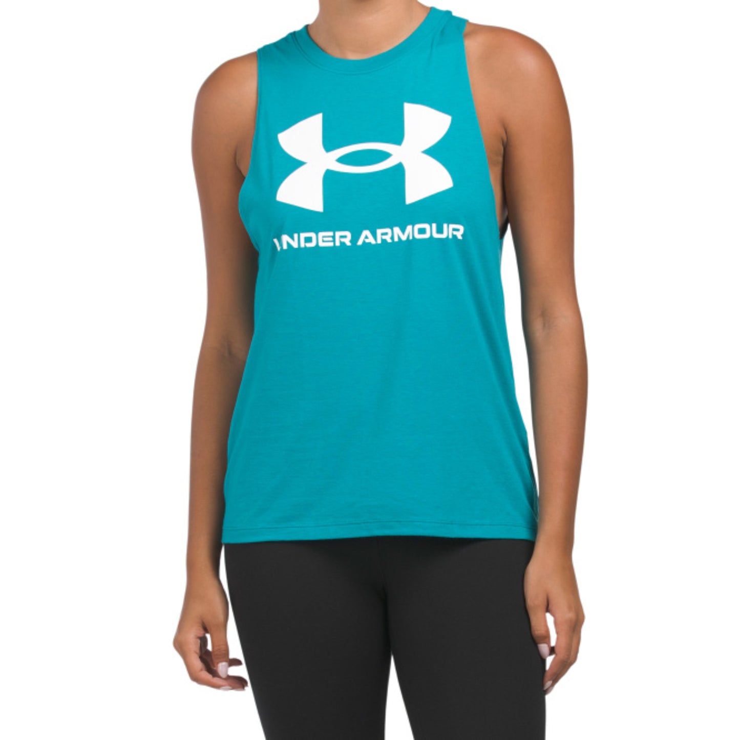 Under Armour Women's Logo Print West Live Sport Style Active Tank Top