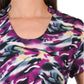 Vertigo Paris Women's Printed Tiered Ruffle Hi-low Hem Mini Dress