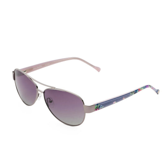 Vera Bradley Women's Blanca Aviator Style Floral 58mm  Sunglasses