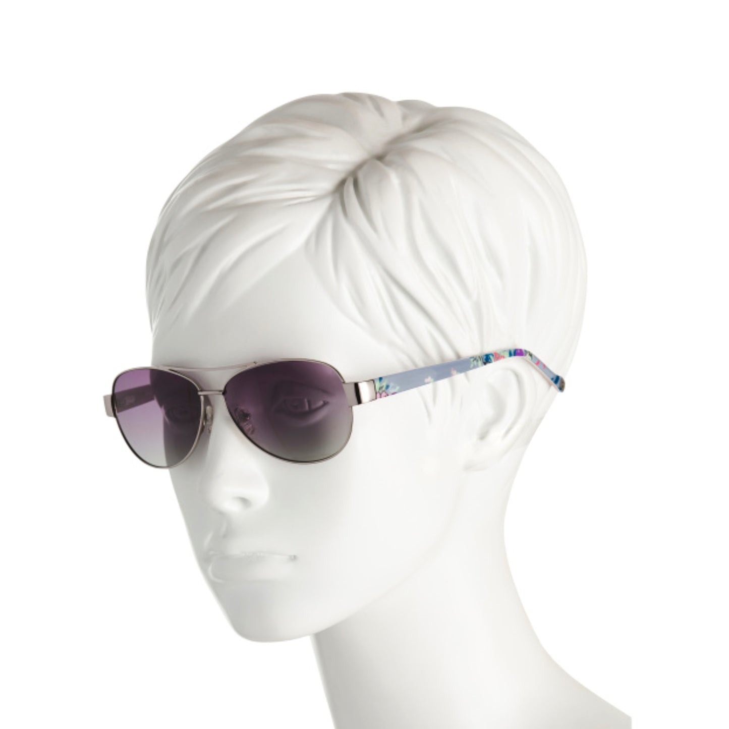 Vera Bradley Women's Blanca Aviator Style Floral 58mm  Sunglasses