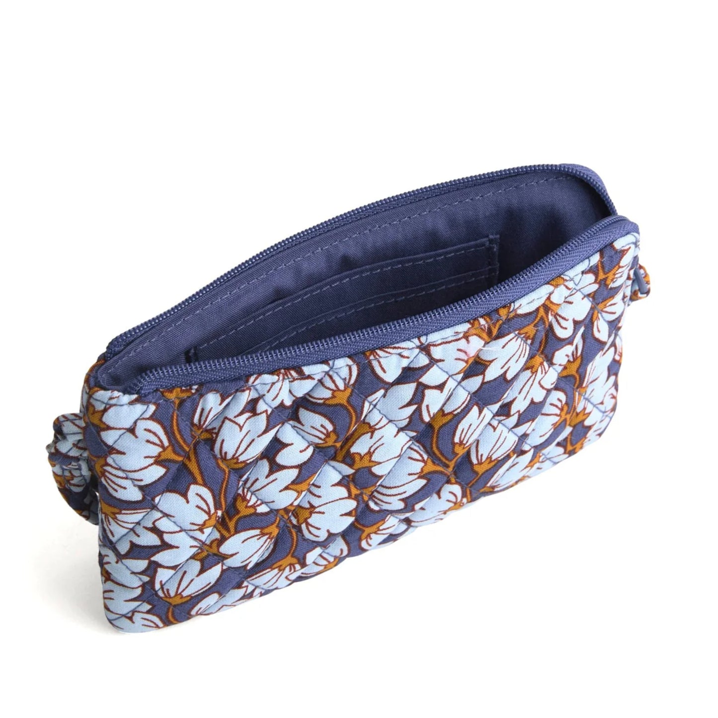 Women's Floral Print Quilted Essential Zip Wristlet