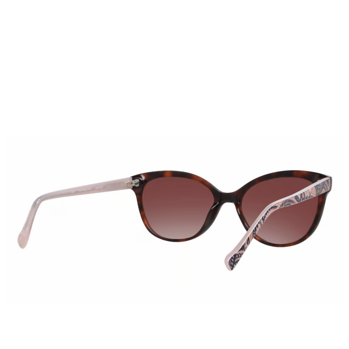 Bring a sleek charm to your sunny day looks with these fabulous Tora sunglasses by Vera Bradley. Designed with a sleek semi-cat eye shape, these on-trend shades are sure to stand out all year. Complete UV protection shields your eyes while the full-rim plastic construction keeps them comfortable all day.
