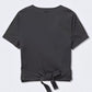 Victoria's Secret PINK Women's Back Tie Ultimate Active Wrap Top T-Shirt