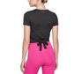 Victoria's Secret PINK Women's Back Tie Ultimate Active Wrap Top T-Shirt