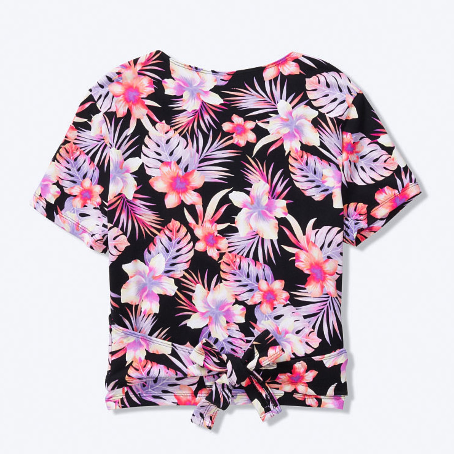 Victoria's Secret PINK Women's Back Tie Ultimate Active Wrap Top T-Shirt