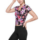 Victoria's Secret PINK Women's Back Tie Ultimate Active Wrap Top T-Shirt