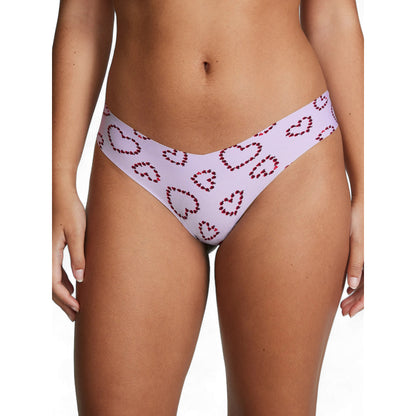 Victoria's Secret Women's No-Show Seamless Love Bug Heart Thong Panties