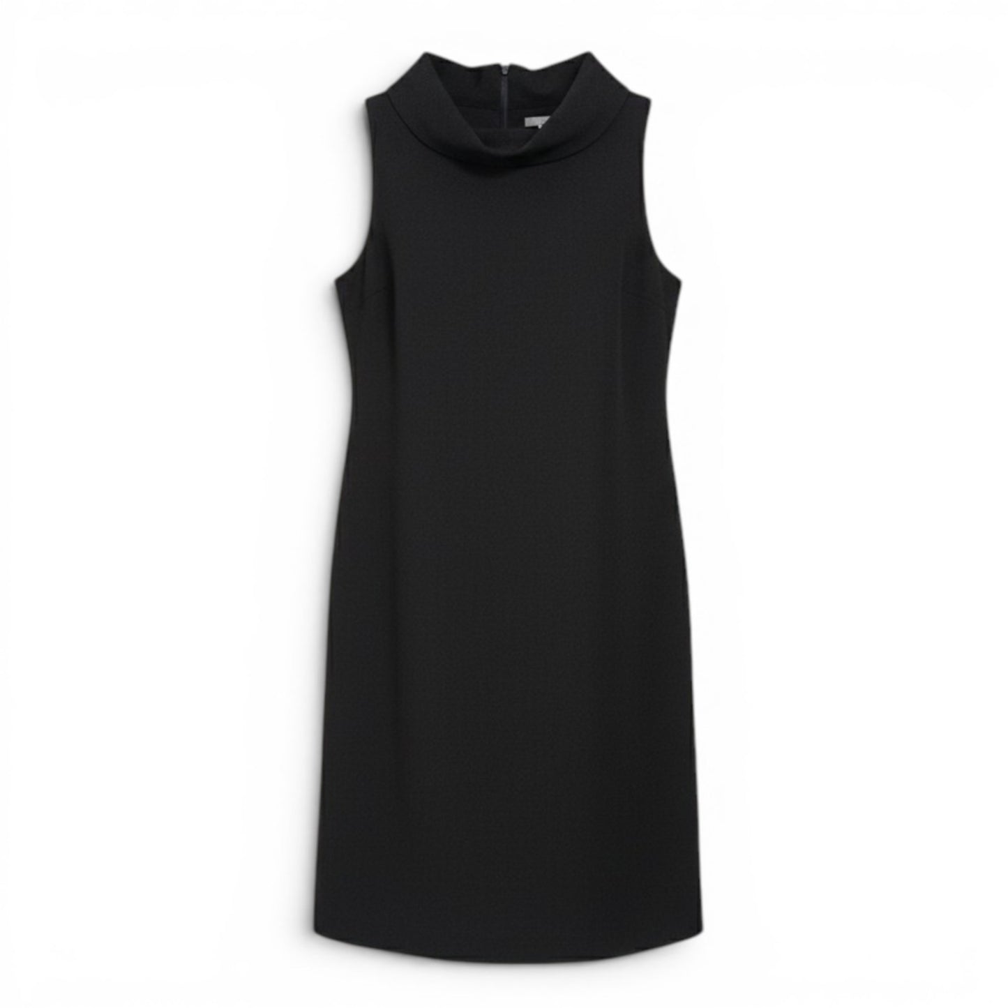 Vince Camuto Women's Drape Fold Collar Neck Cocktail Shift Mini Dress