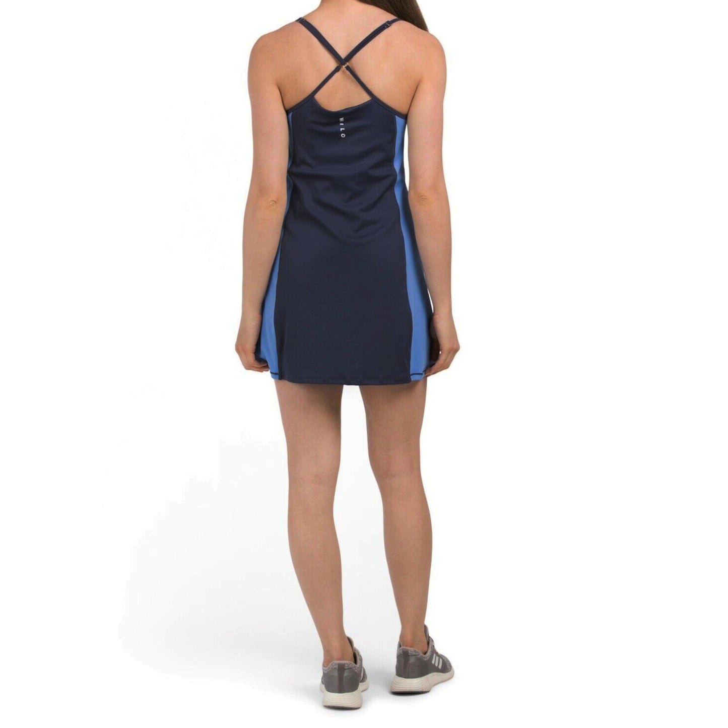 WILO Women's Built-in Compression Shorts Tennis Mini Dress