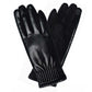 Le Luxe Collection Women's Faux Leather Cinched Wrist Touch Screen Gloves
