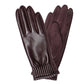 Le Luxe Collection Women's Faux Leather Cinched Wrist Touch Screen Gloves