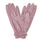 Le Luxe Collection Women's Faux Leather Cinched Wrist Touch Screen Gloves