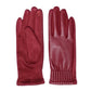 Le Luxe Collection Women's Faux Leather Cinched Wrist Touch Screen Gloves