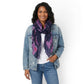 Women's Jewel Print Wrinkle Scarf Cover-Up Shawl