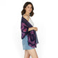 Women's Jewel Print Wrinkle Scarf Cover-Up Shawl