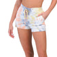 Young Fabulous & Broke Rowan Tie Dye Frayed Cuffs Sweatshirt Top & Shorts Collection