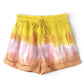 Young Fabulous & Broke Tie Dye Drawstring Waist Cotton Parker Shorts