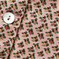 Zara Floral Print Silky Texture Long Sleeve Button Front Shirt Maxi Dress