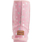 Emu Ridge Girls Stars Faux Suede with Plush Faux Fur Lining Metallic Stars Kirby Lo Winter Boots