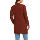 Matty M Women's Open Front Mid Length Soft Knit Chenille Cardigan