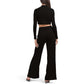 HUNTER & BROWN Women's Argyle Pattern Soft Long Sleeve Shirt and Pants Set