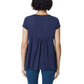 Gloria Vanderbilt Women's Plus Embroidered Relaxed Fit Tee Tunic Top