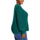 Jessica Simpson Women's Bell Sleeve Soft Rib Knit Top Relaxed Fit Sweater
