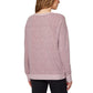 Mondetta Women's Leopard Print Soft Moisture Wicking Relaxed Fit Sweatshirt Top