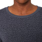 Mondetta Women's Leopard Print Soft Moisture Wicking Relaxed Fit Sweatshirt Top