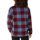 Eddie Bauer Women's Ultra Soft Plush Fleece Quarter Zip Sweatshirt Aztec Print Pullover Top