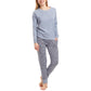 Karen Neuburger Women's 3-Piece Zebra Print Soft Pajama Lounge Set