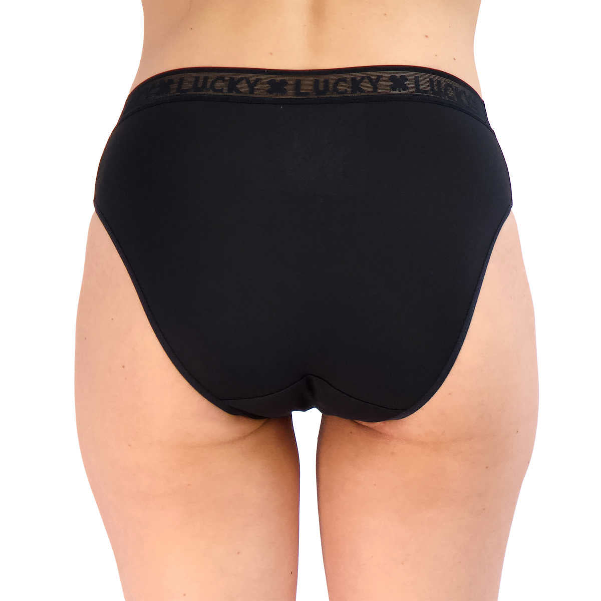 Lucky Brand Women's 5-Pack Underwear Ultra Soft High Cut Full Coverage Panties